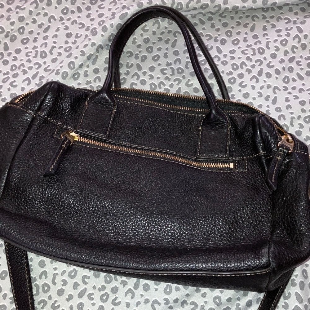 Fossil Black Leather Handbag